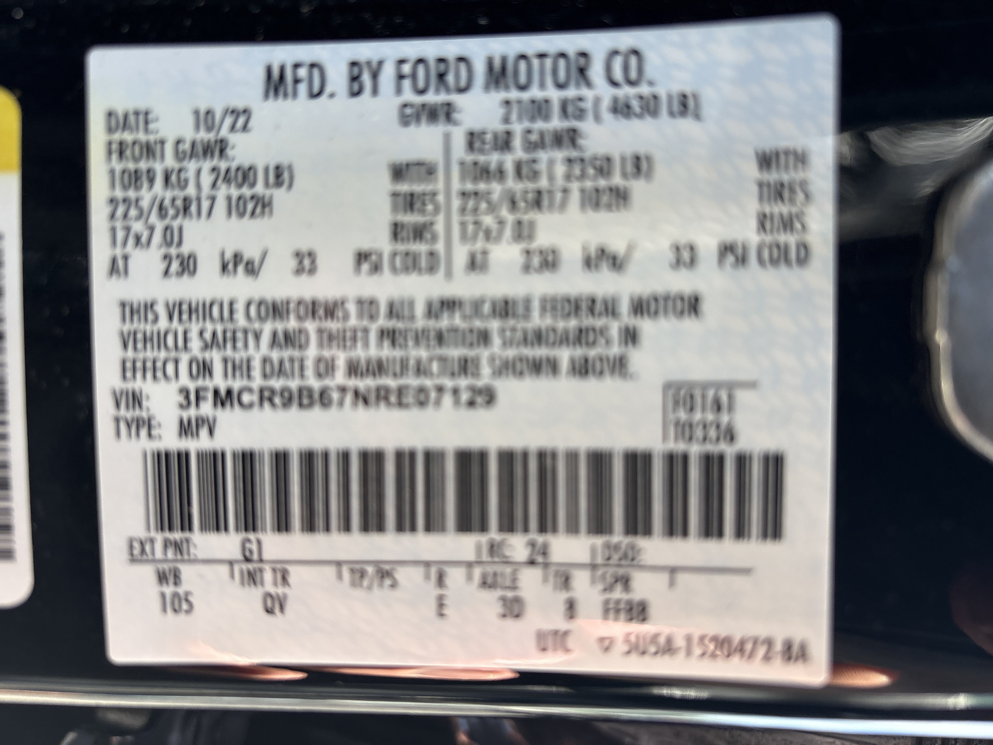 Used 2022 Ford Bronco Sport Big Bend w/ Convenience Package AWD/4WD image 5