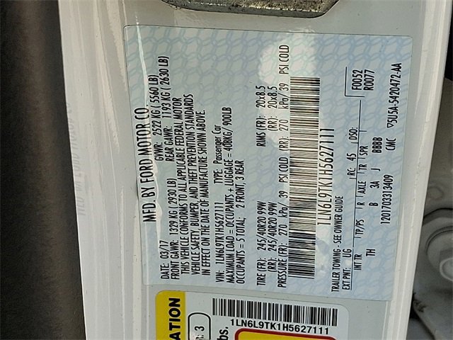 Used 2017 Lincoln Continental Select w/ Climate Package image 25