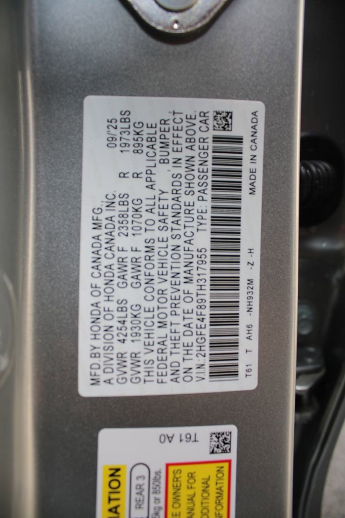 Certified 2026 Honda Civic Sport image 31