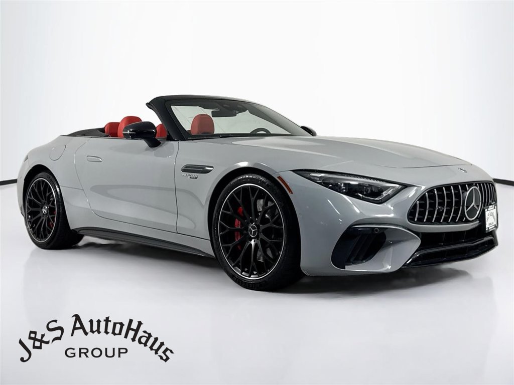 Used 2022 Mercedes-Benz SL 55 AMG 4MATIC w/ Driver Assistance Package image 1