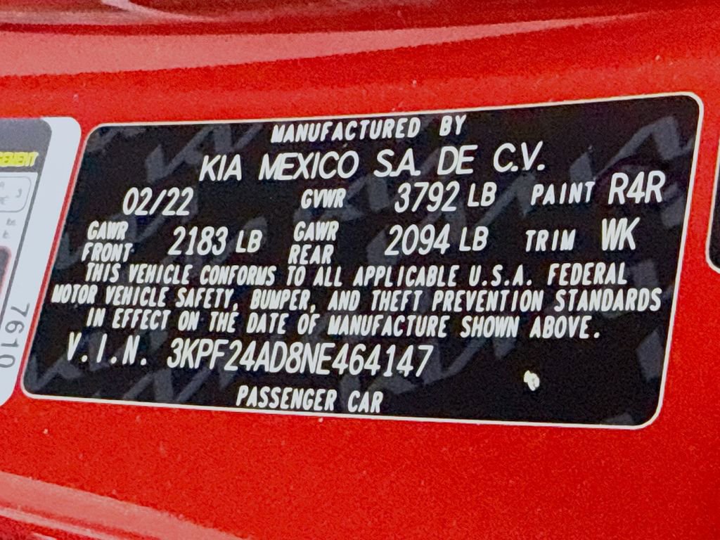 Used 2022 Kia Forte LXS FWD image 32