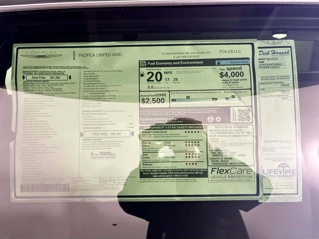 New 2026 Chrysler Pacifica Limited image 24