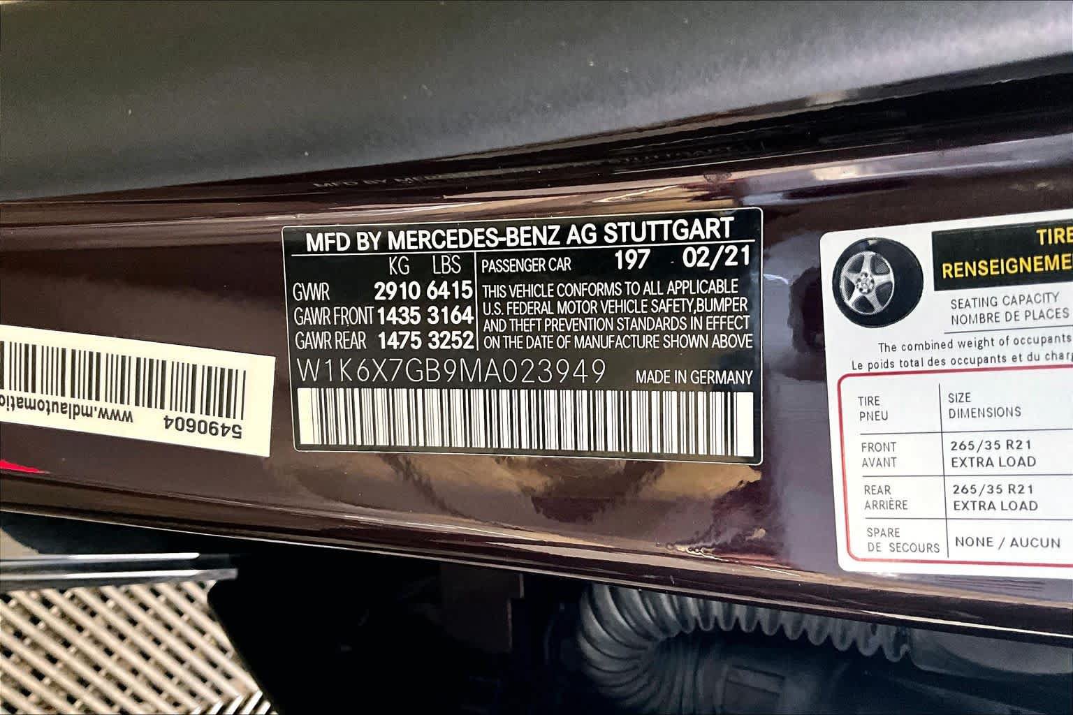Certified 2021 Mercedes-Benz Maybach S 580 4MATIC image 34