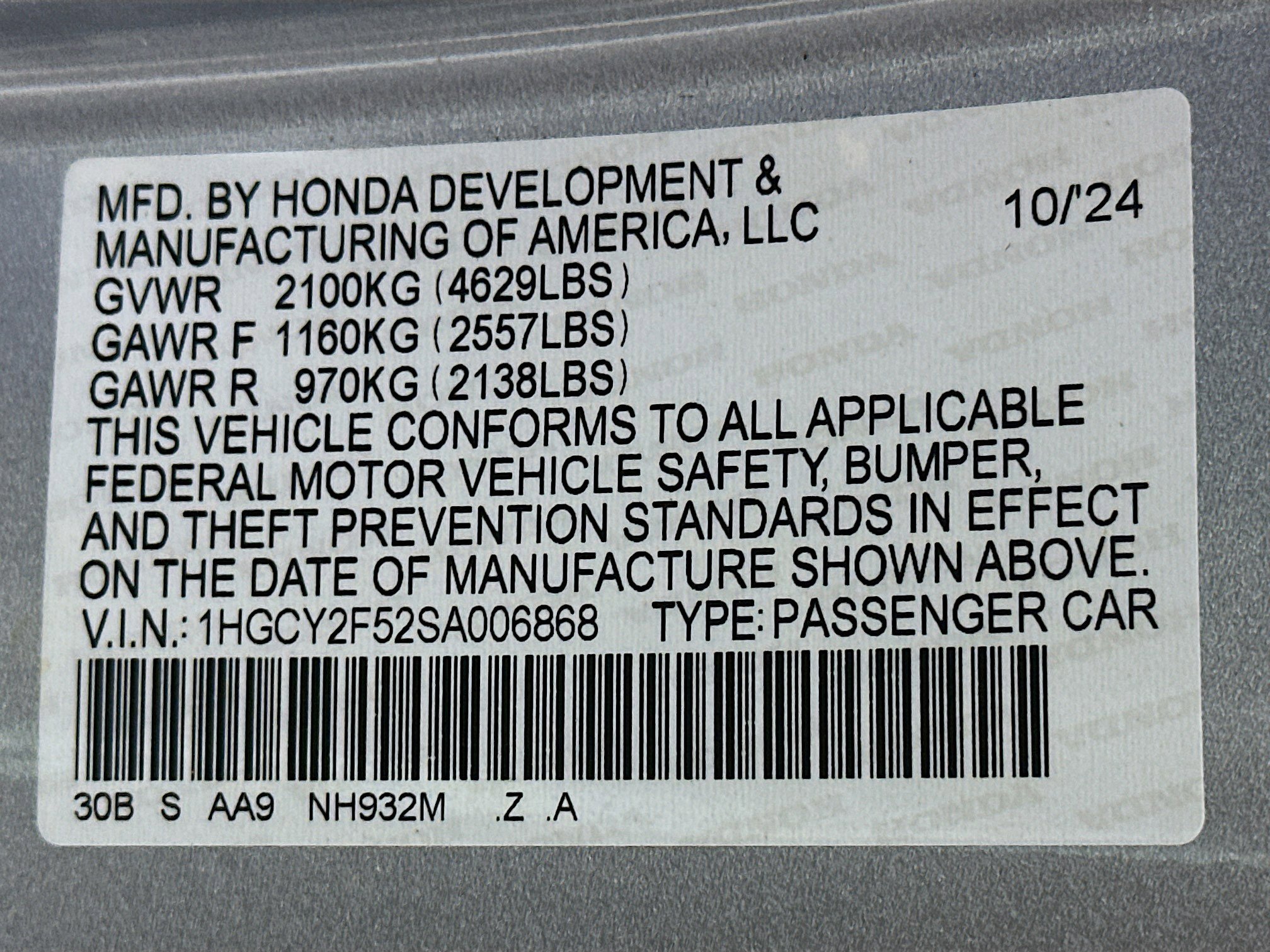 Used 2025 Honda Accord Sport image 12