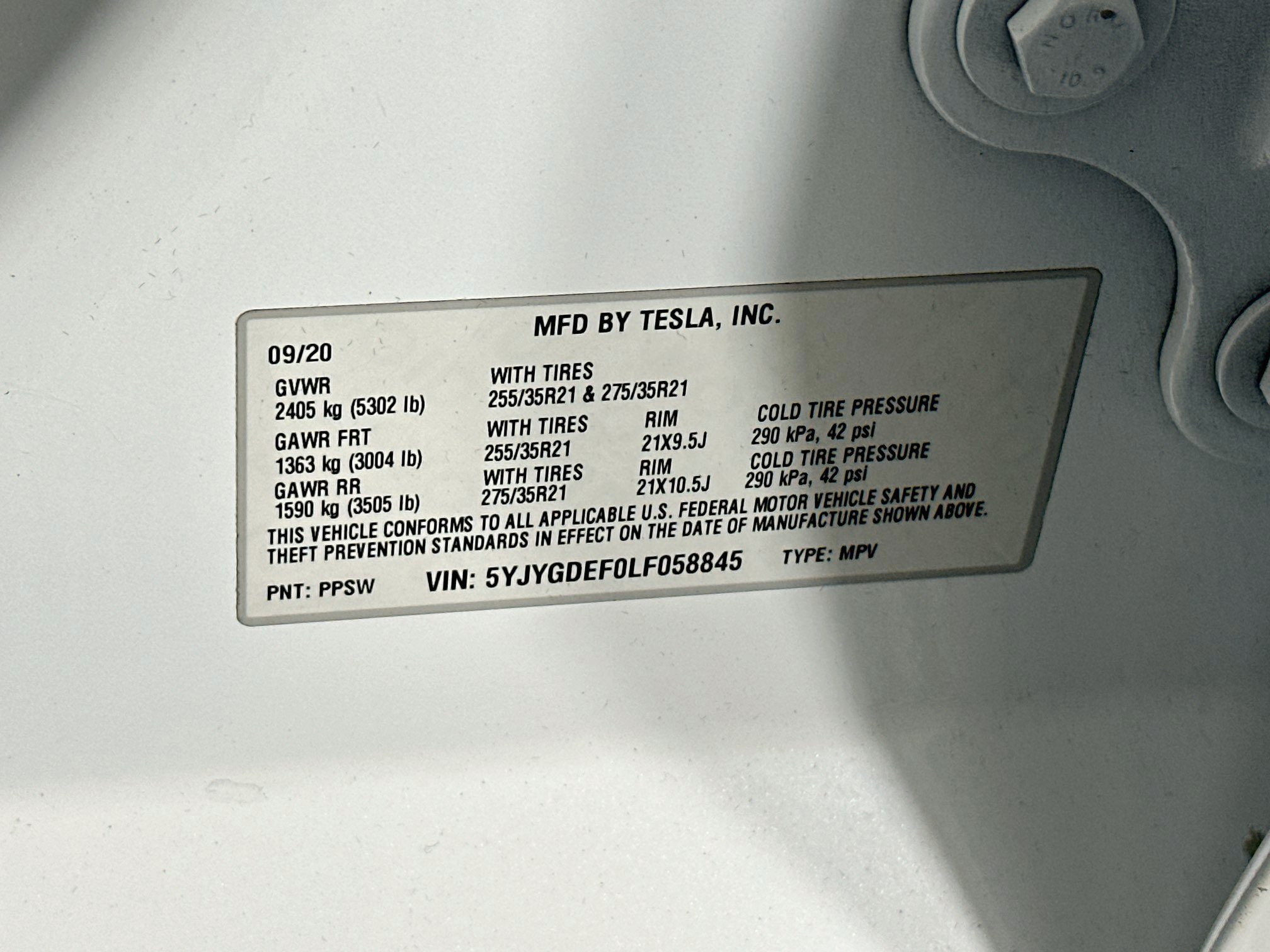 Used 2020 Tesla Model Y Performance AWD/4WD image 12