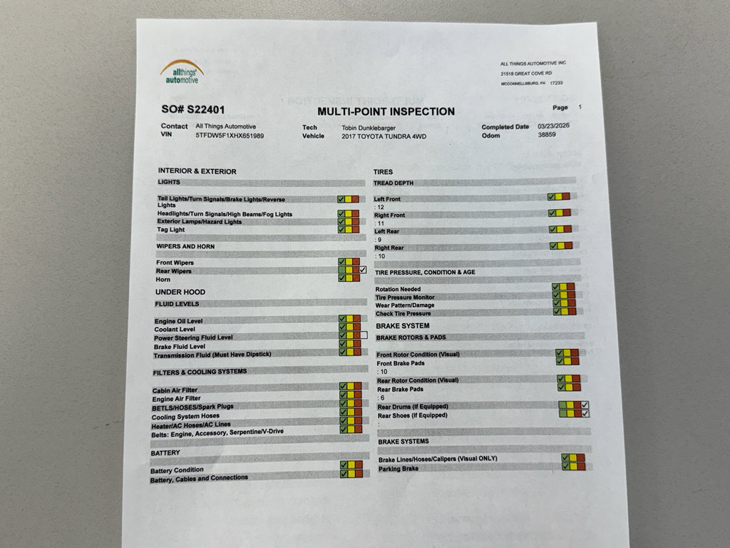 Used 2017 Toyota Tundra SR5 w/ SR5 Upgrade Package image 37