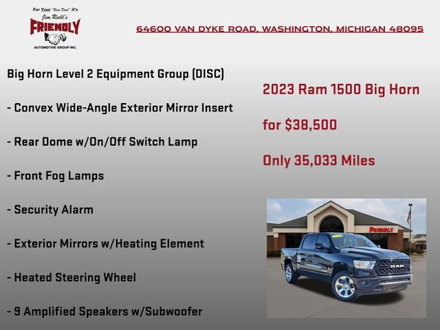 Used 2023 RAM 1500 Big Horn AWD/4WD image 20