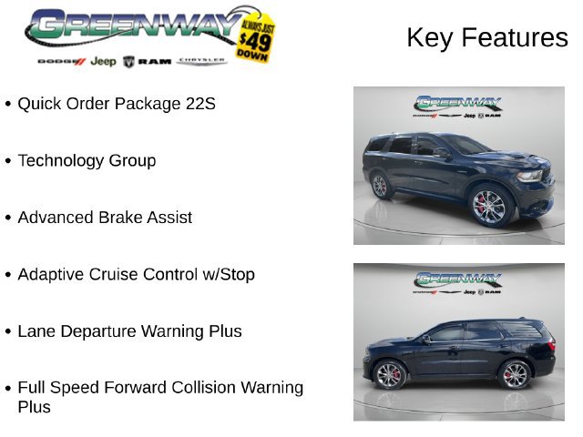 Used 2020 Dodge Durango R/T w/ Technology Group AWD/4WD image 2