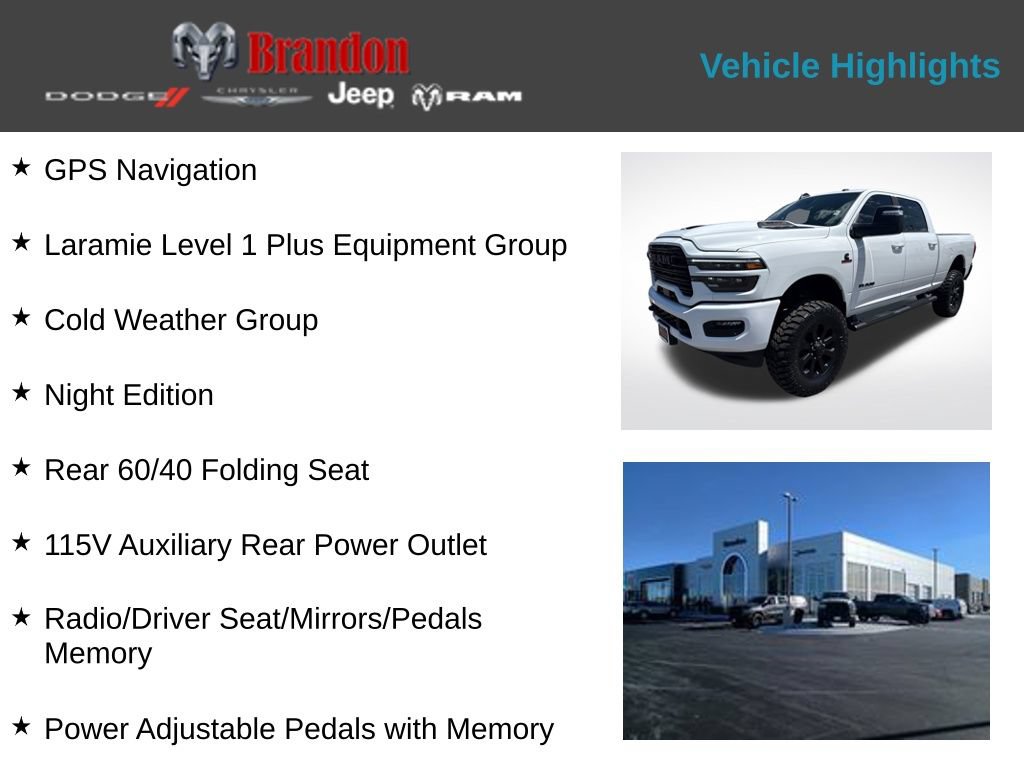 New 2026 RAM 2500 Laramie w/ Night Edition AWD/4WD image 2