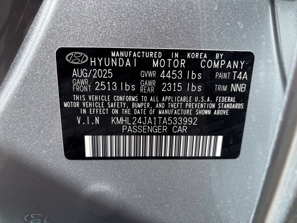 New 2026 Hyundai Sonata SE FWD image 11