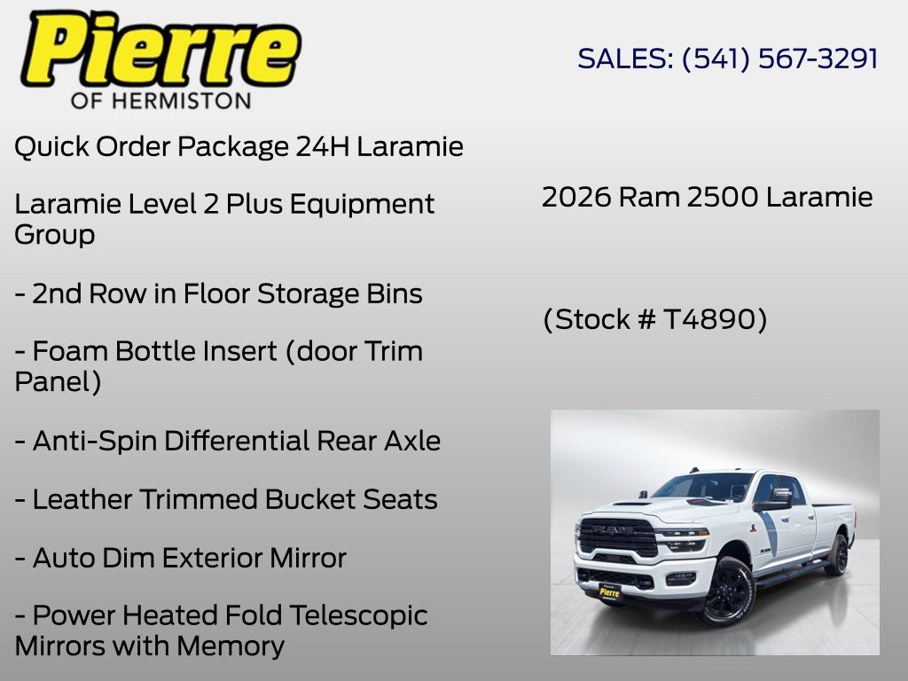 New 2026 RAM 2500 Laramie AWD/4WD image 6