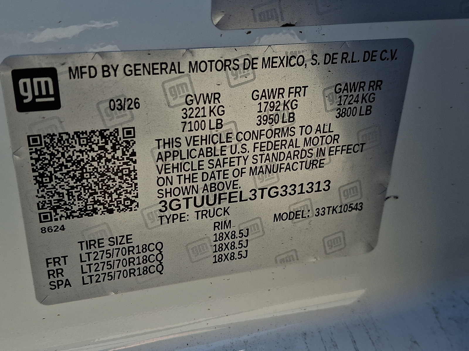 New 2026 GMC Sierra 1500 AT4X AWD/4WD image 10
