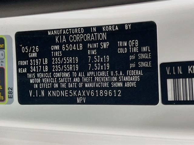 New 2027 Kia Carnival SX w/ Dark Edition Package FWD image 35