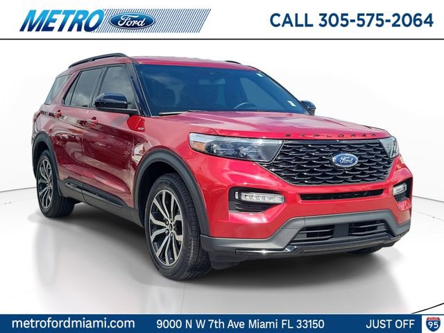 Certified 2024 Ford Explorer ST-Line w/ Class IV Trailer Tow Package