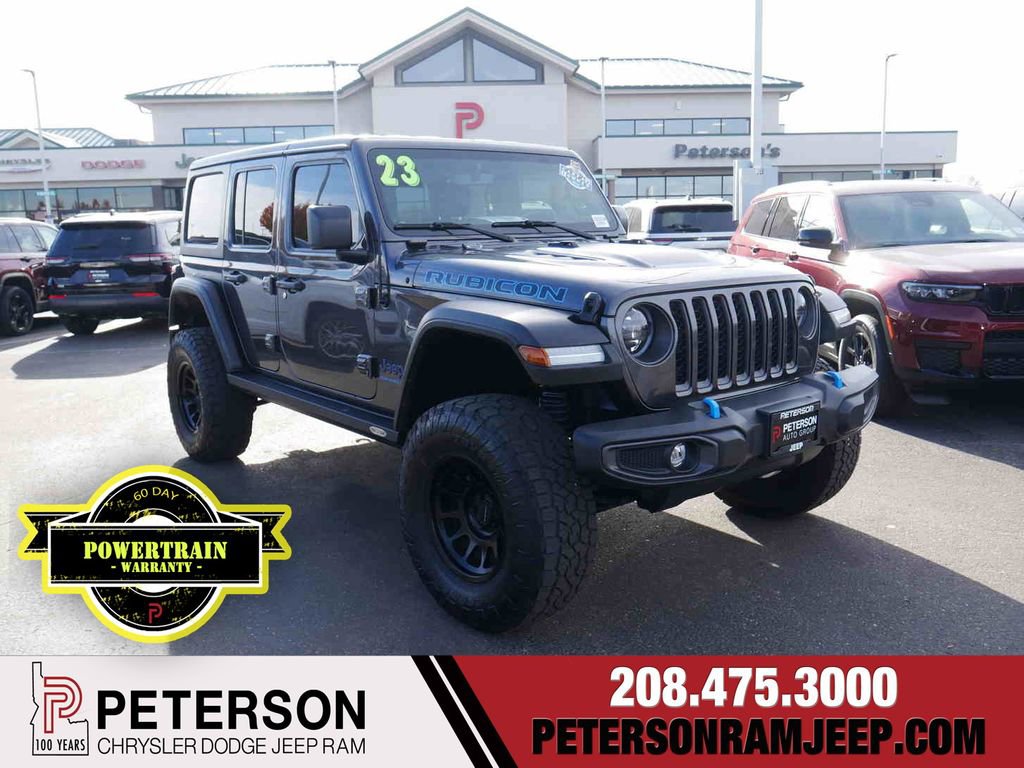 Used 2023 Jeep Wrangler Unlimited Rubicon 4xe w/ Cold Weather Group