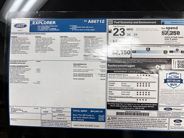 New 2026 Ford Explorer Active w/ Active Comfort Package AWD/4WD image 29