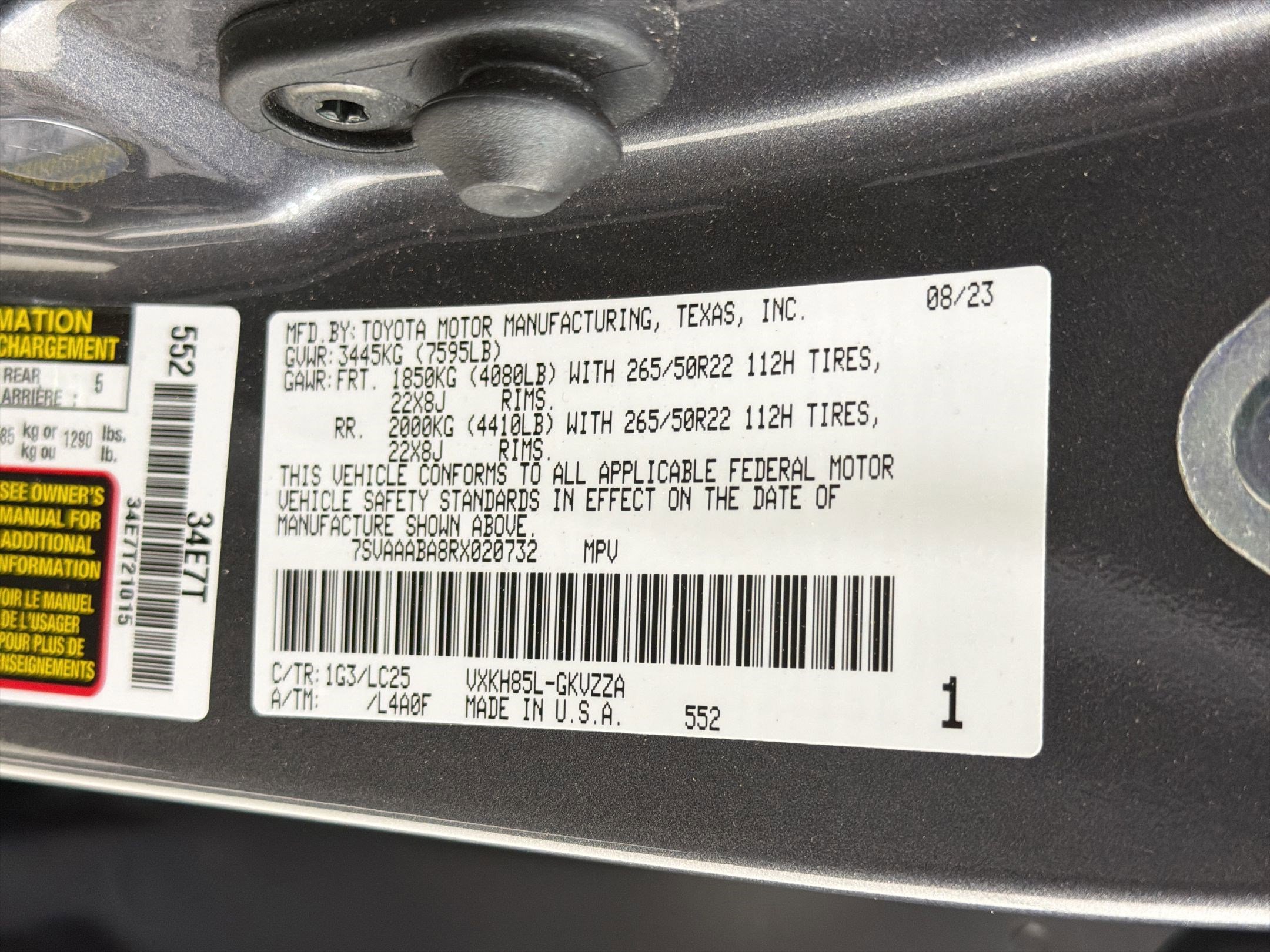 Used 2024 Toyota Sequoia Capstone AWD/4WD image 19