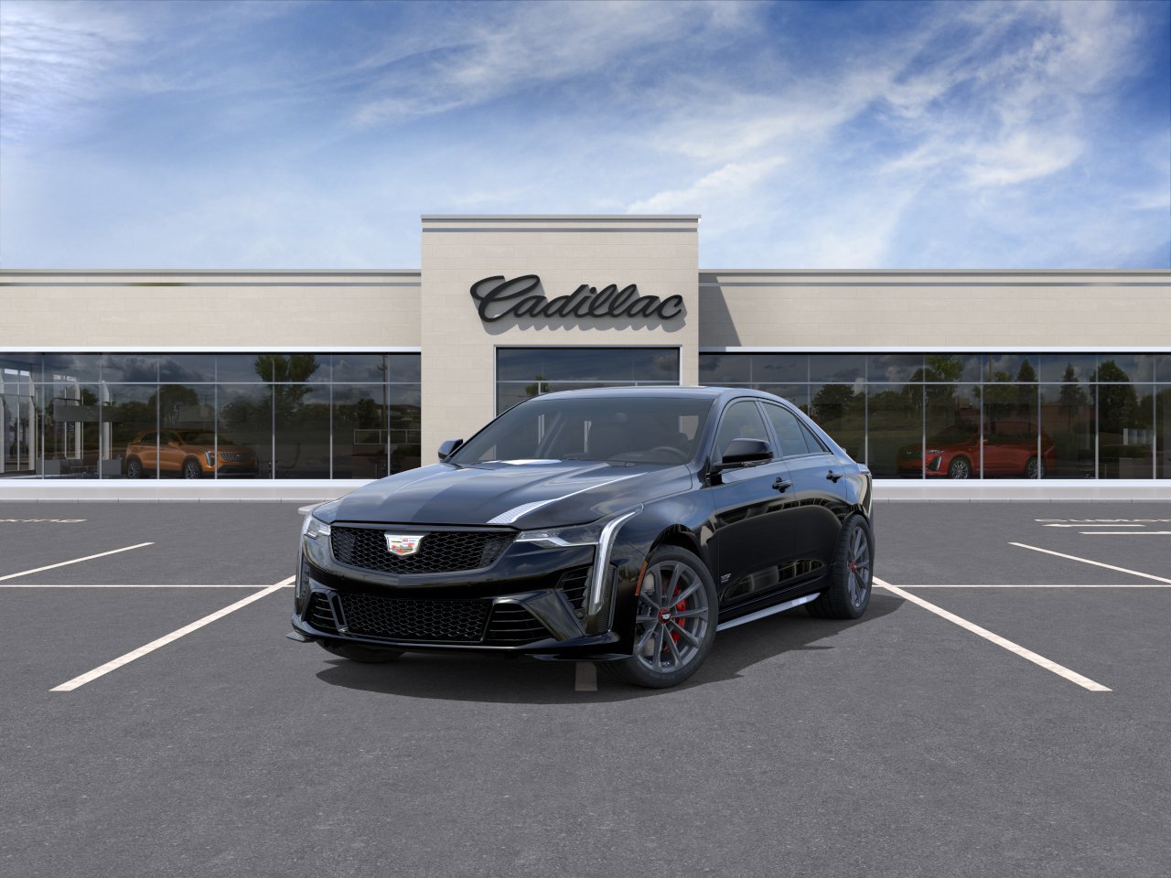 New 2026 Cadillac CT4 V Blackwing w/ LPO, Red Accent Package RWD image 10