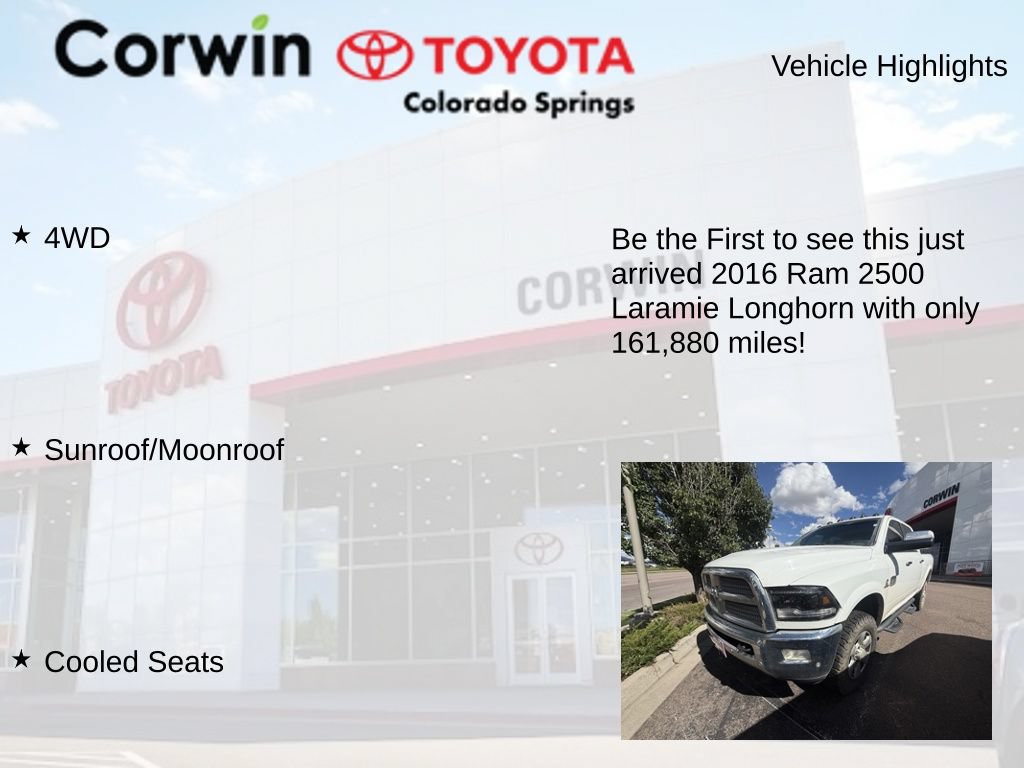 Used 2016 RAM 2500 Longhorn AWD/4WD image 4