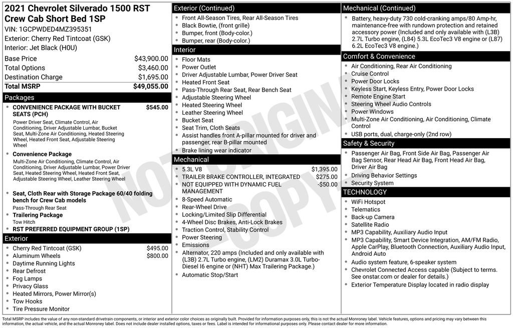 Used 2021 Chevrolet Silverado 1500 RST image 37