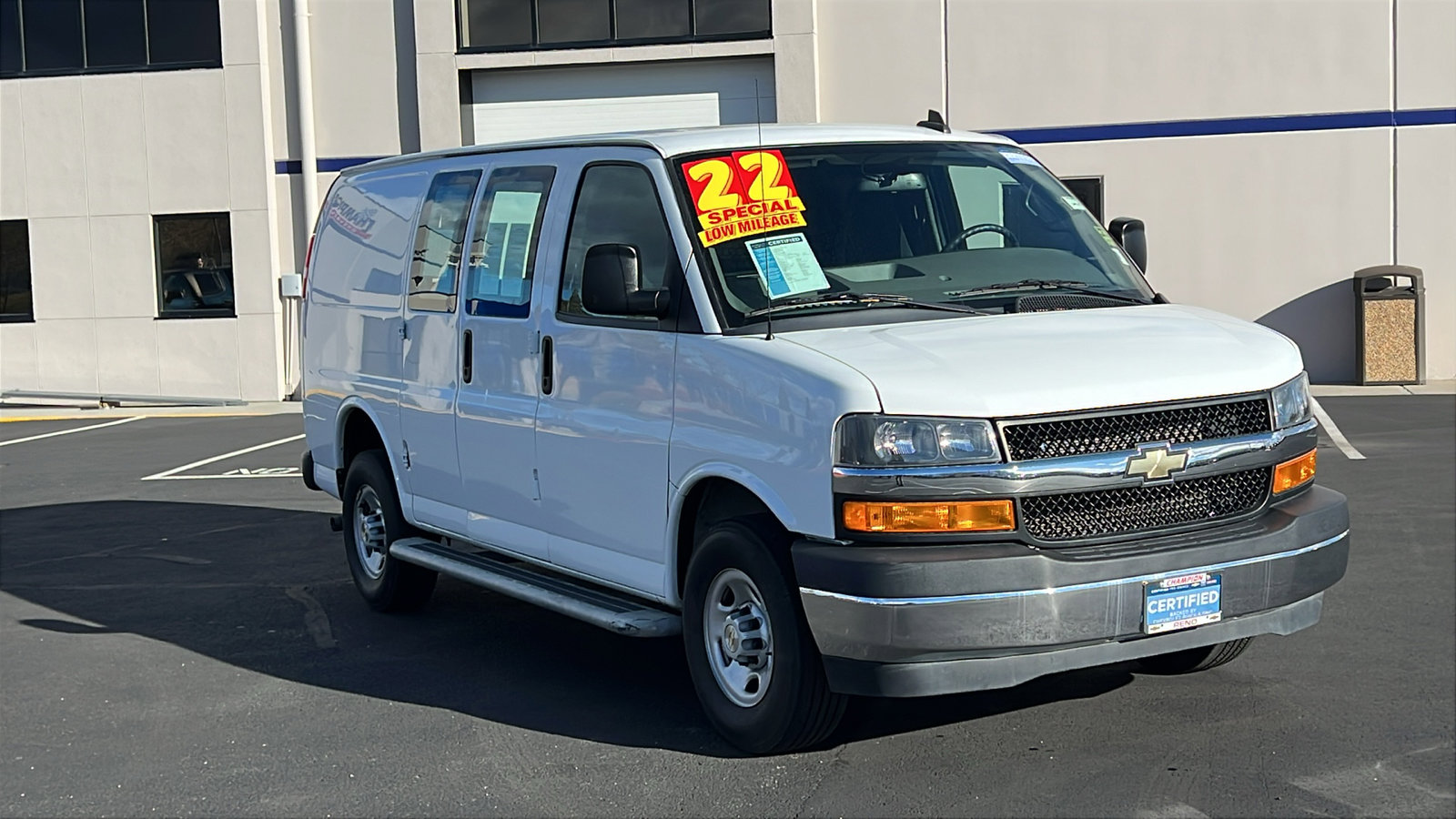 Certified 2022 Chevrolet Express 2500 w/ Driver Convenience Package image 3