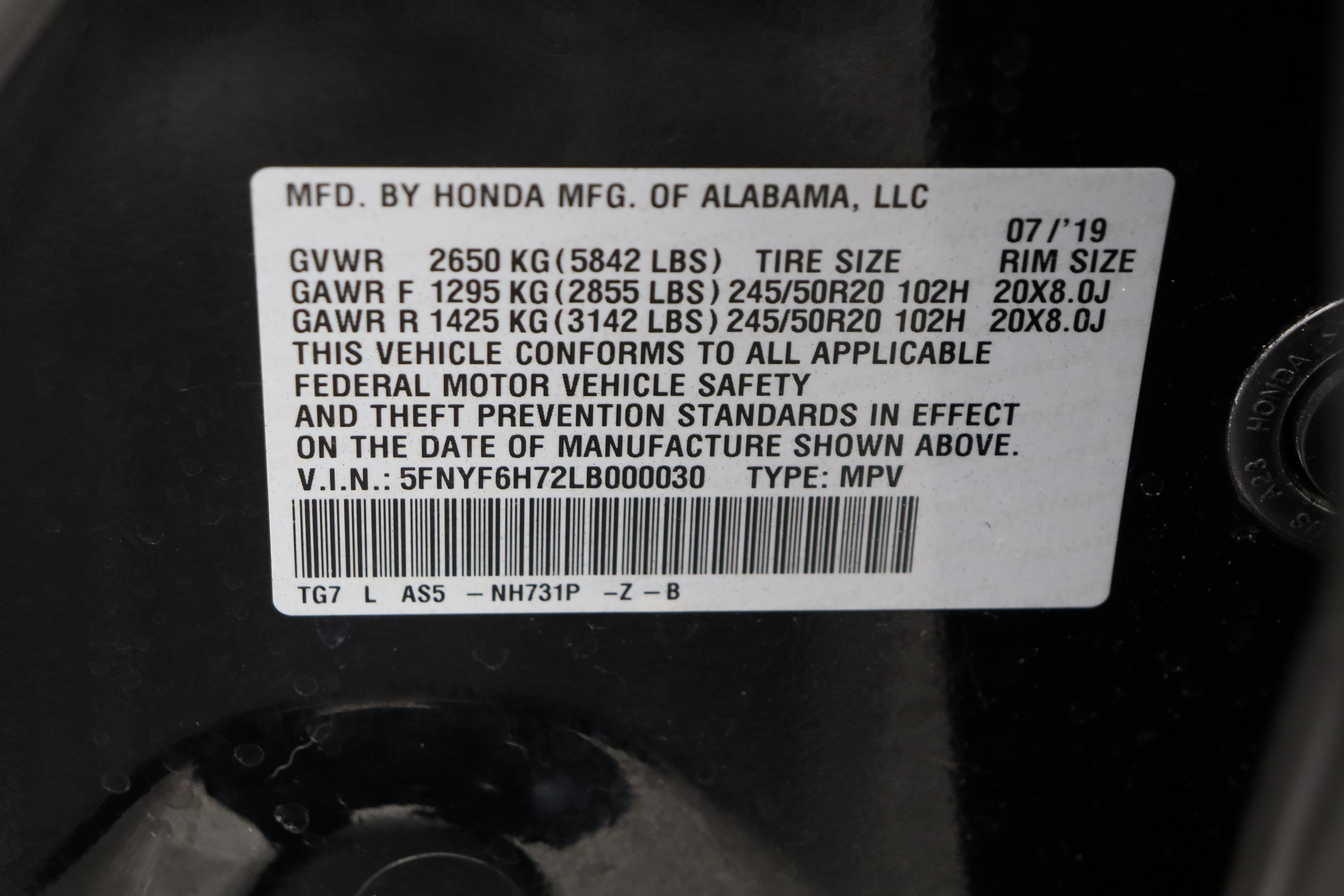 Used 2020 Honda Pilot Black Edition image 47