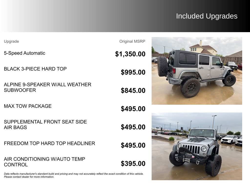 Used 2015 Jeep Wrangler Unlimited Rubicon w/ Max Tow Package image 5