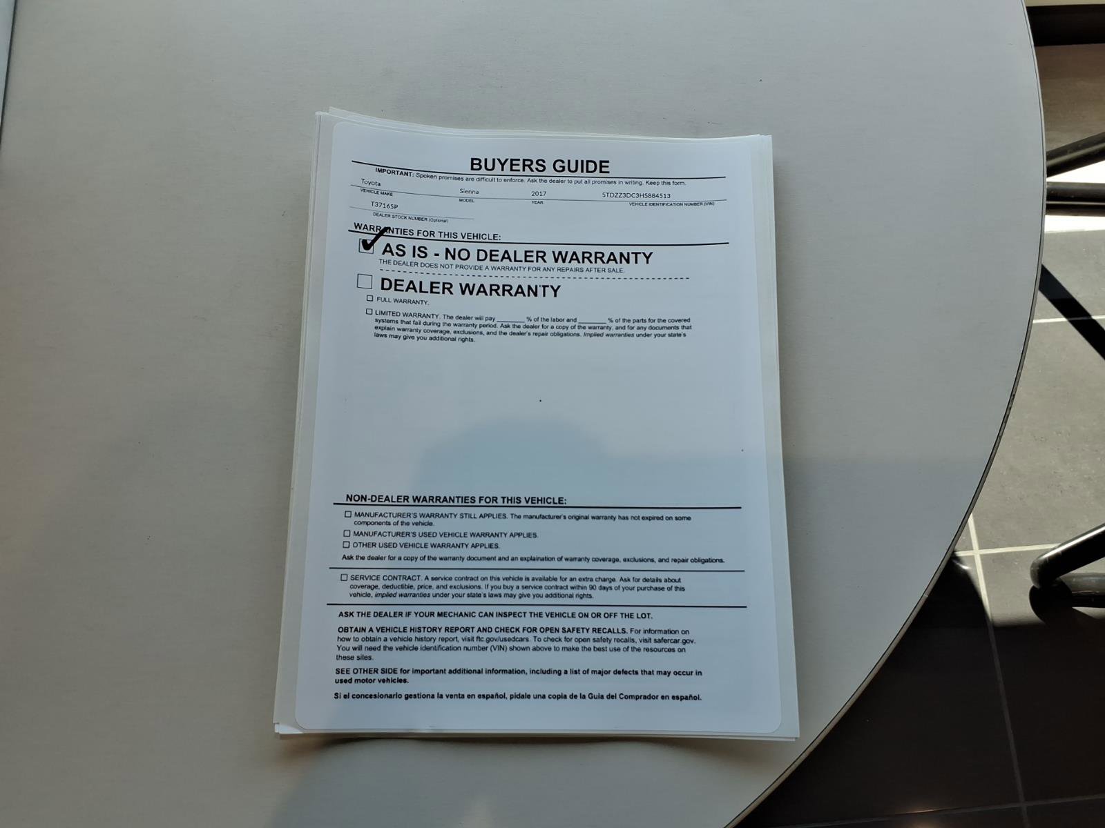 Used 2017 Toyota Sienna L FWD image 31