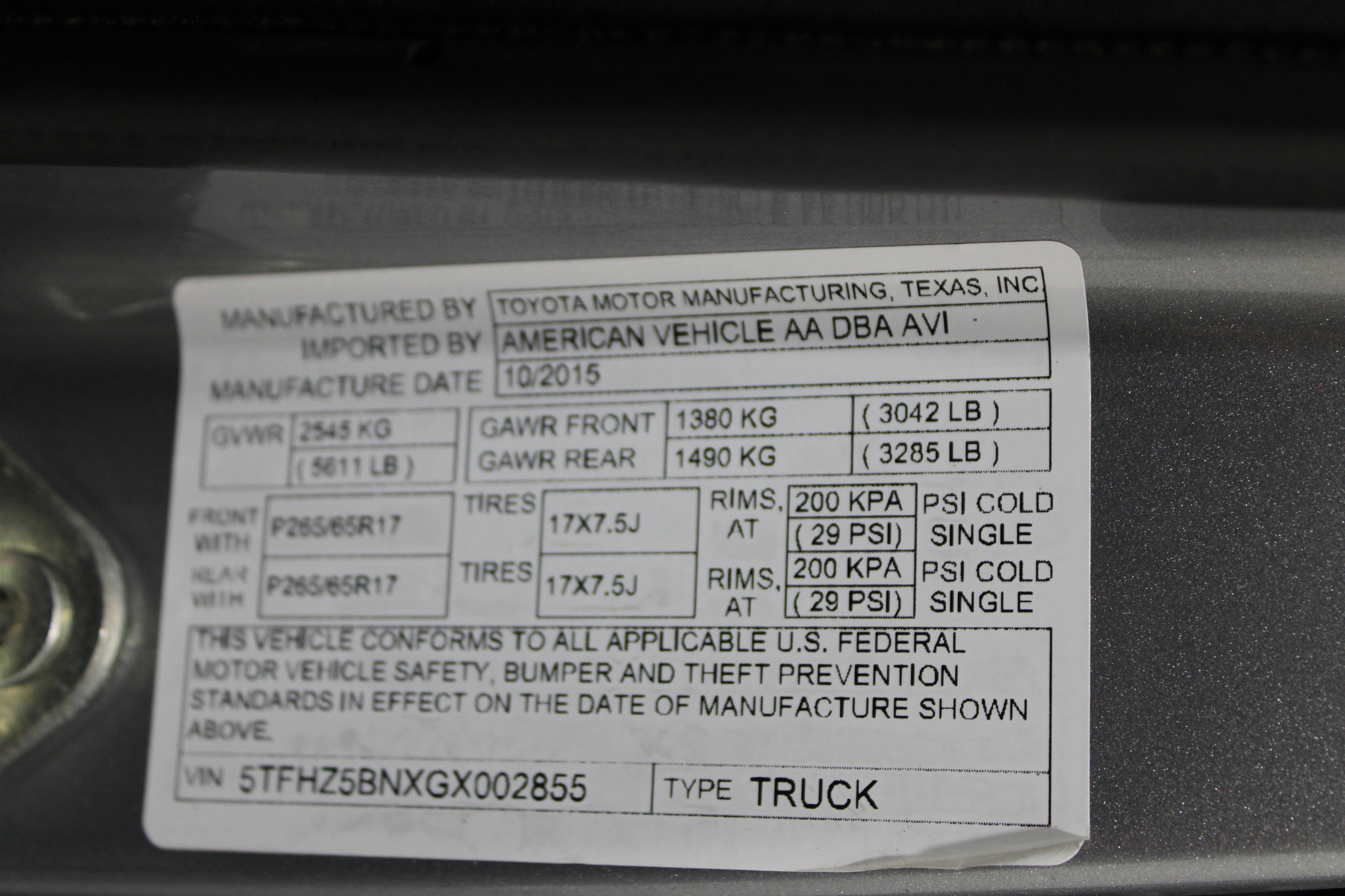 Used 2016 Toyota Tacoma Limited image 49