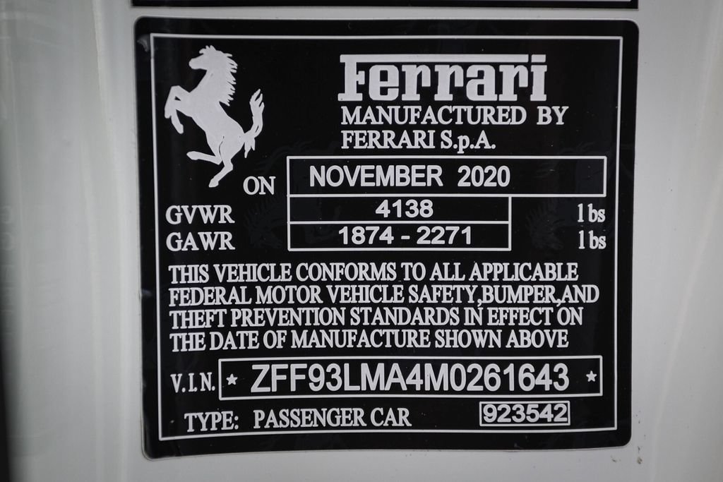 Used 2021 Ferrari F8 Tributo RWD image 56