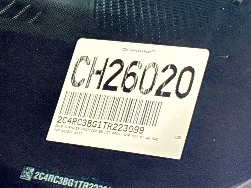 New 2026 Chrysler Pacifica Select AWD/4WD image 23