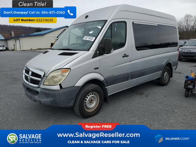Used 2008 Dodge Sprinter 2500 w/ Rear Heater Group III