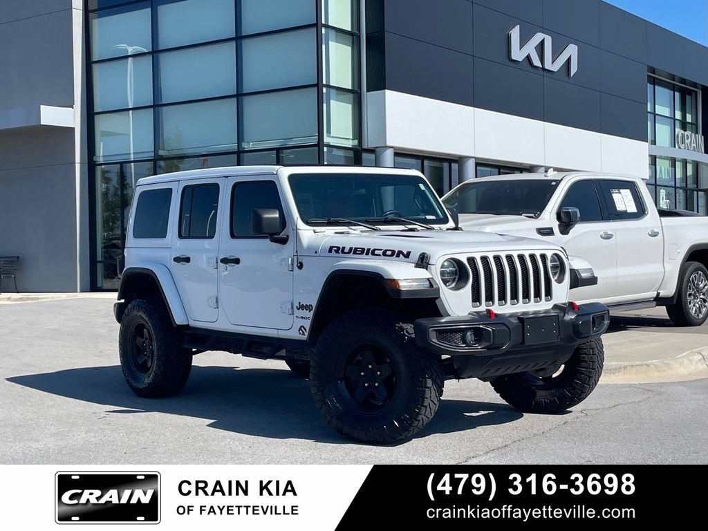 Used 2021 Jeep Wrangler Unlimited Rubicon w/ LED Lighting Group AWD/4WD image 1