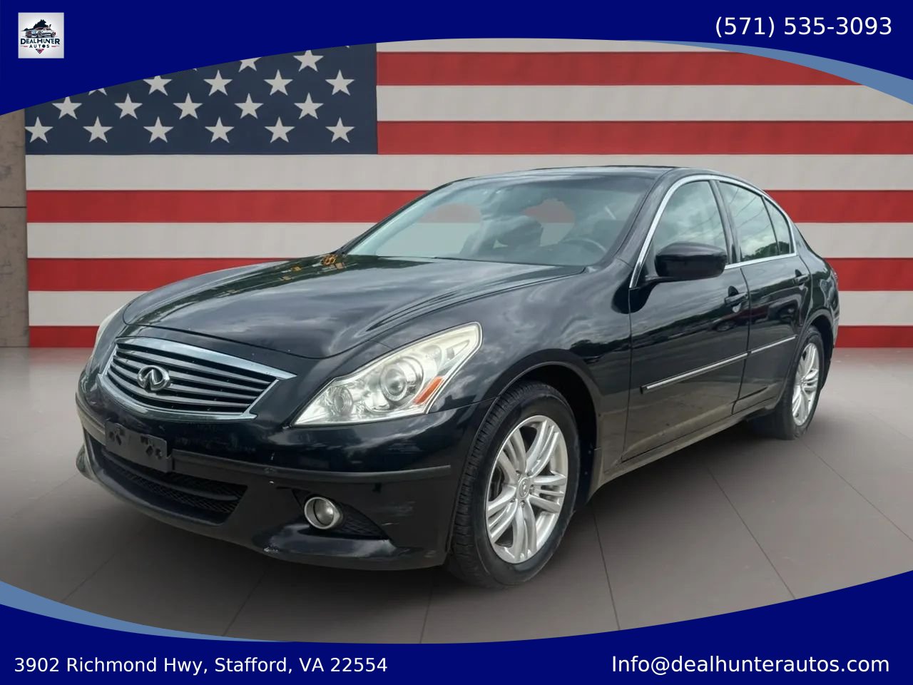 Used 2013 INFINITI G37 x Sedan w/ Premium Pkg AWD/4WD image 1