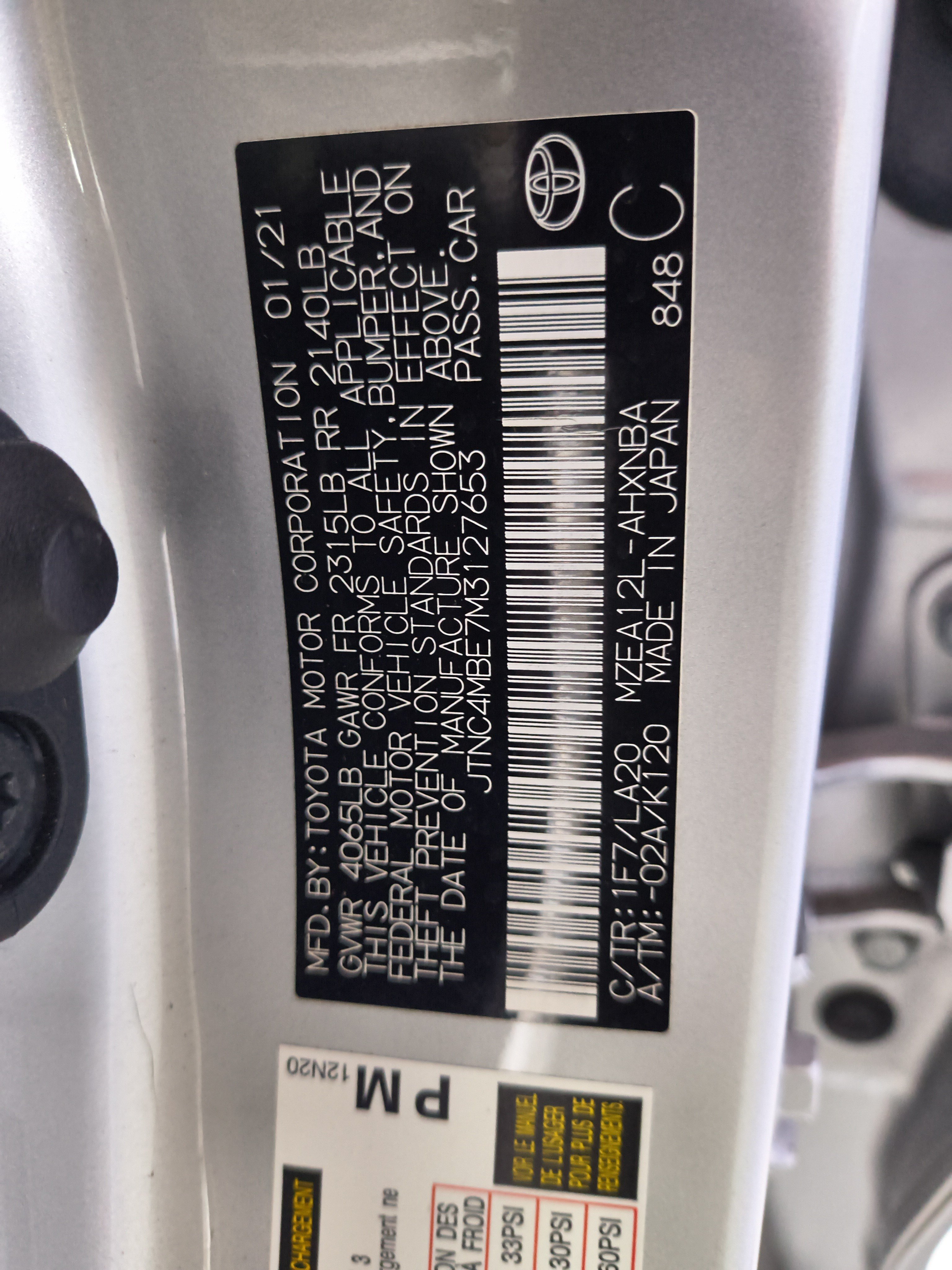 Used 2021 Toyota Corolla XSE FWD image 33