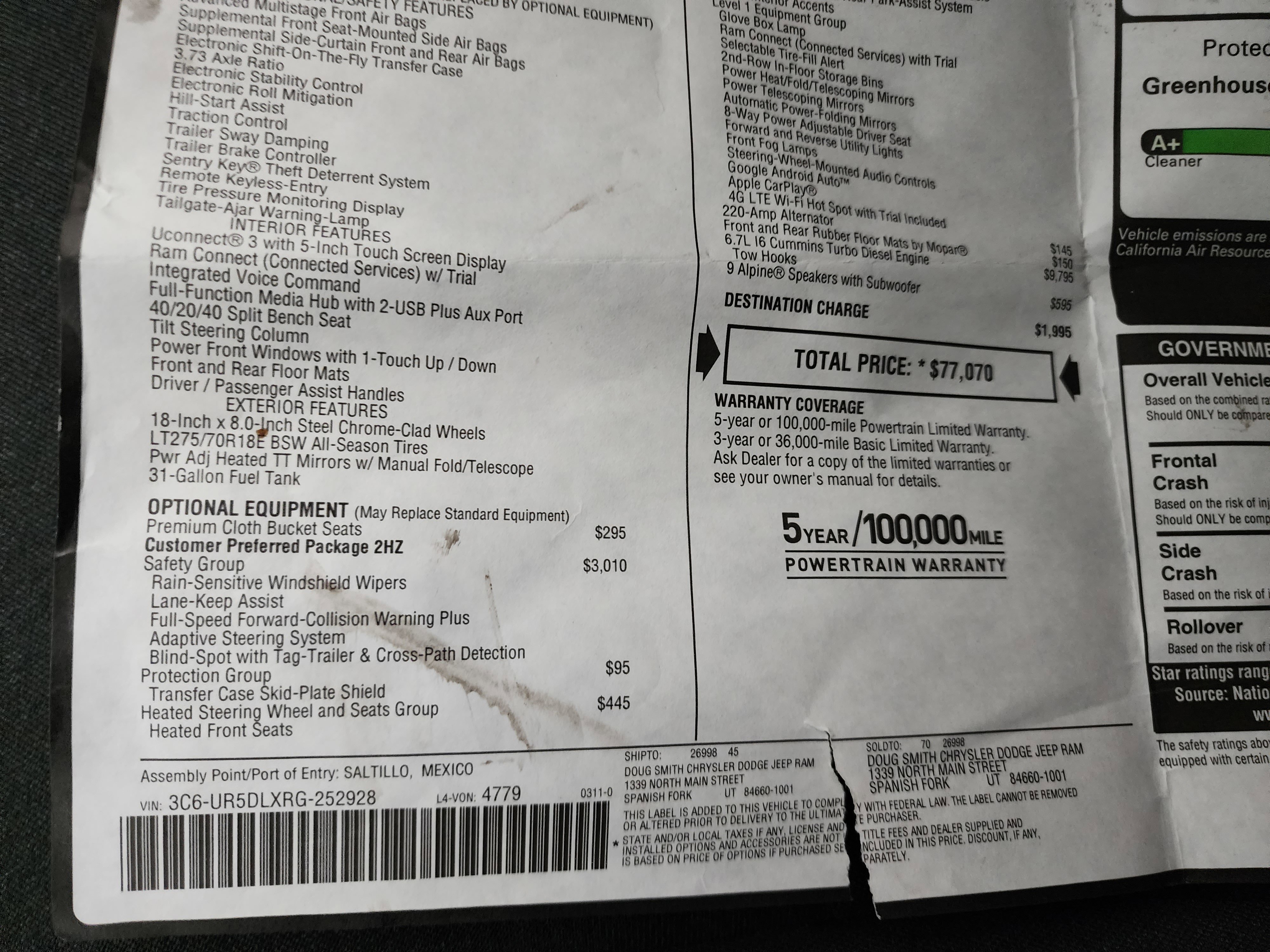 Used 2024 RAM 2500 Big Horn w/ Night Edition image 61