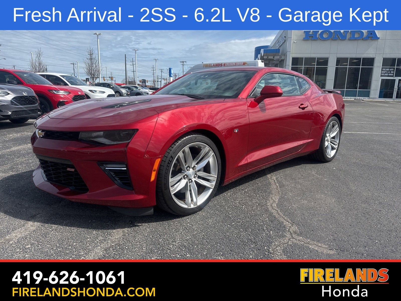 Used 2017 Chevrolet Camaro SS RWD image 2
