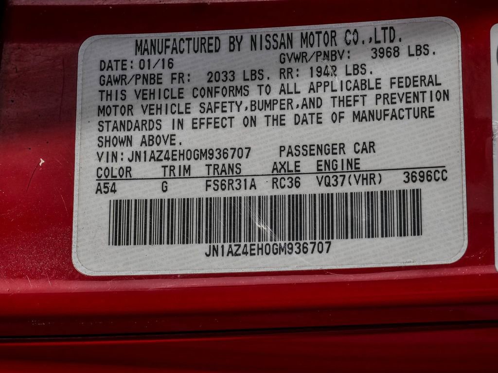 Used 2016 Nissan 370Z w/ Sport Package image 26