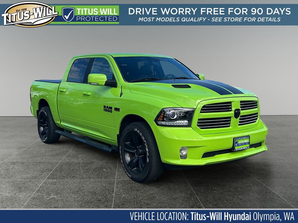 Used 2017 RAM 1500 Sport w/ Sublime Green Sport Package