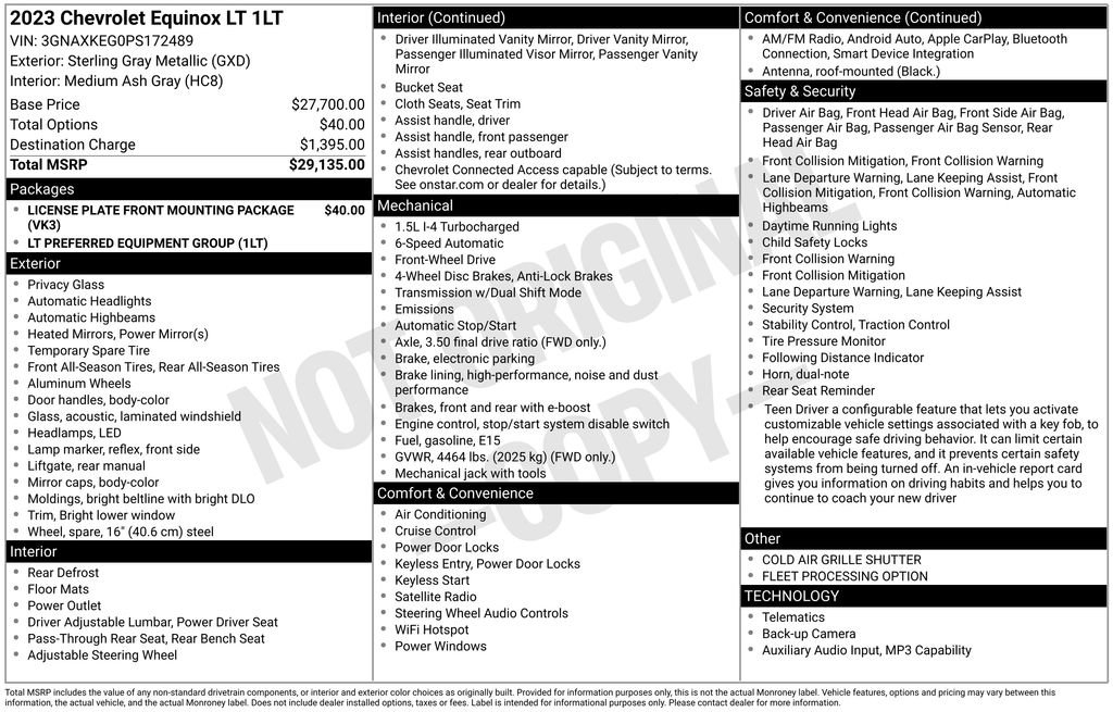 Used 2023 Chevrolet Equinox LT image 2