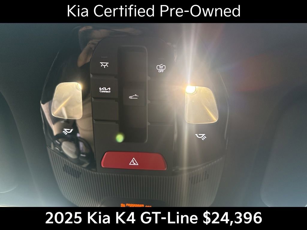 Certified 2025 Kia K4 GT-Line w/ GT-Line Sunroof Package image 32