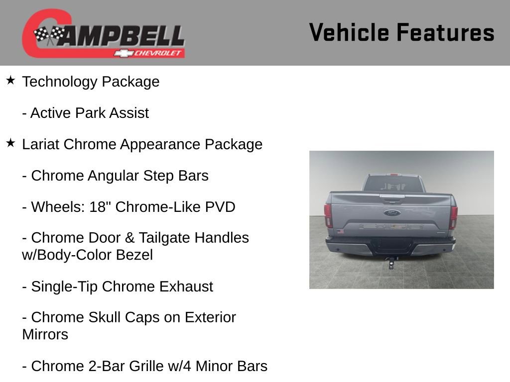 Used 2020 Ford F150 Lariat w/ Equipment Group 502A Luxury image 21