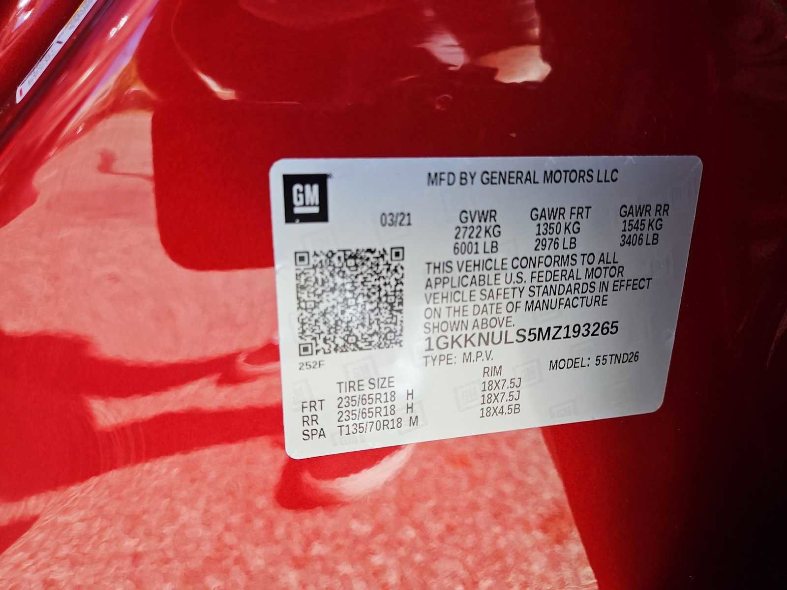 Certified 2021 GMC Acadia SLT w/ Preferred Package image 36