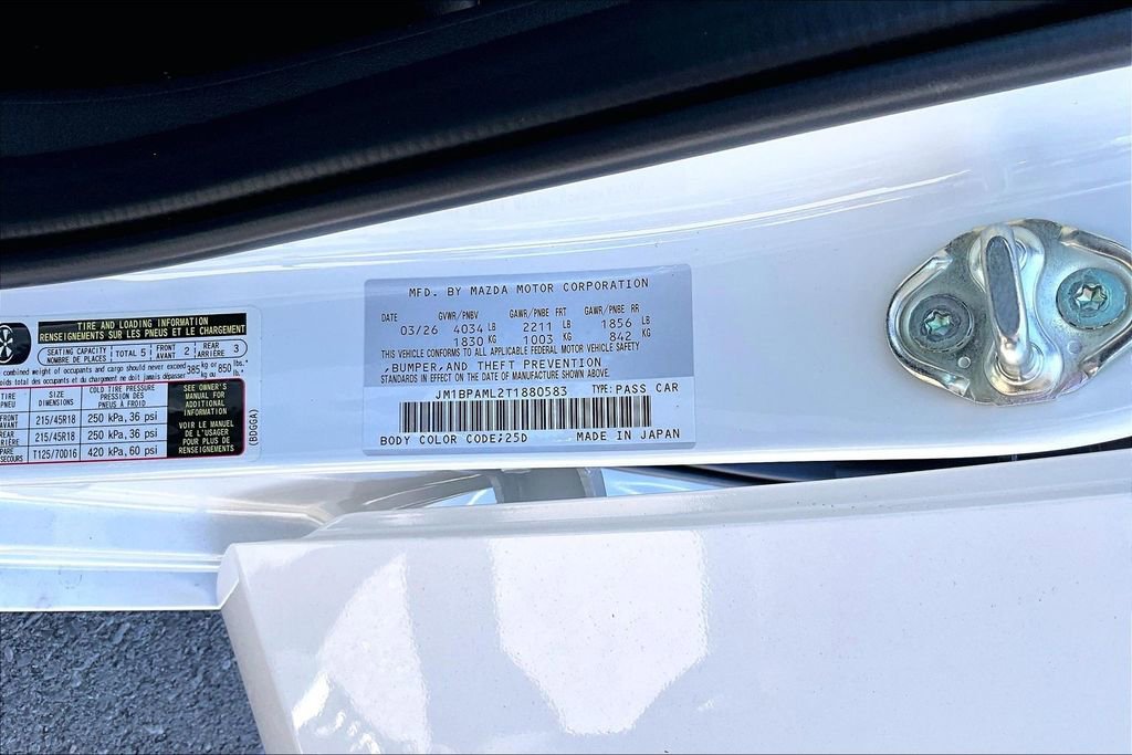 New 2026 MAZDA MAZDA3 2.5 S Hatchback w/ Premium Pkg FWD image 12
