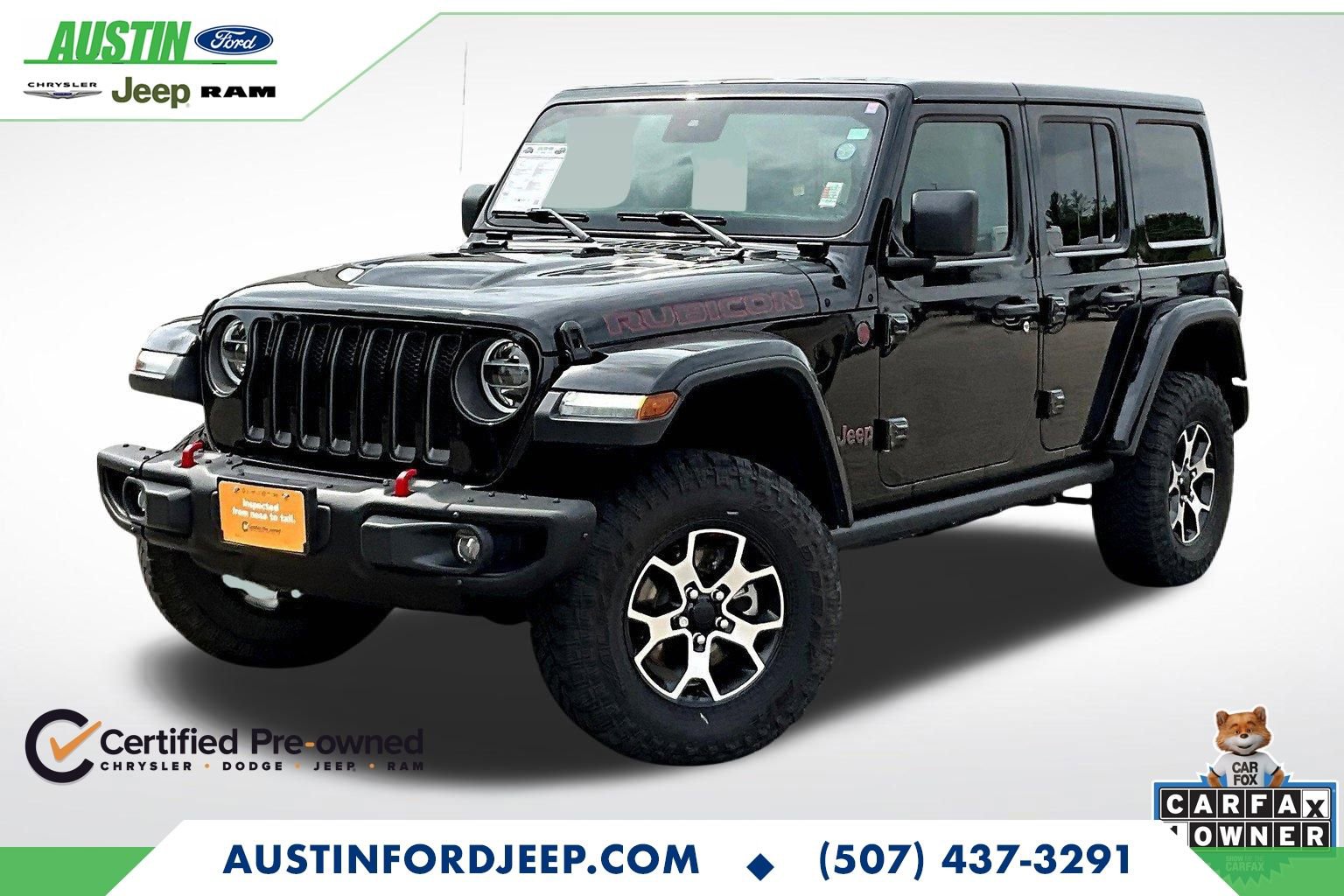 Certified 2020 Jeep Wrangler Unlimited Rubicon