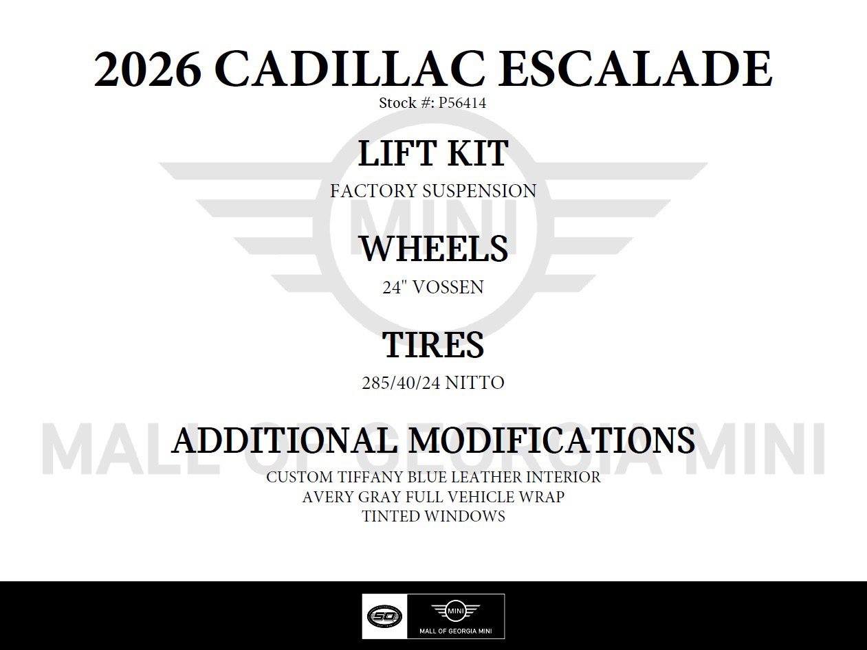 Used 2026 Cadillac Escalade Platinum Sport w/ LPO, Floor Liner Package AWD/4WD image 3
