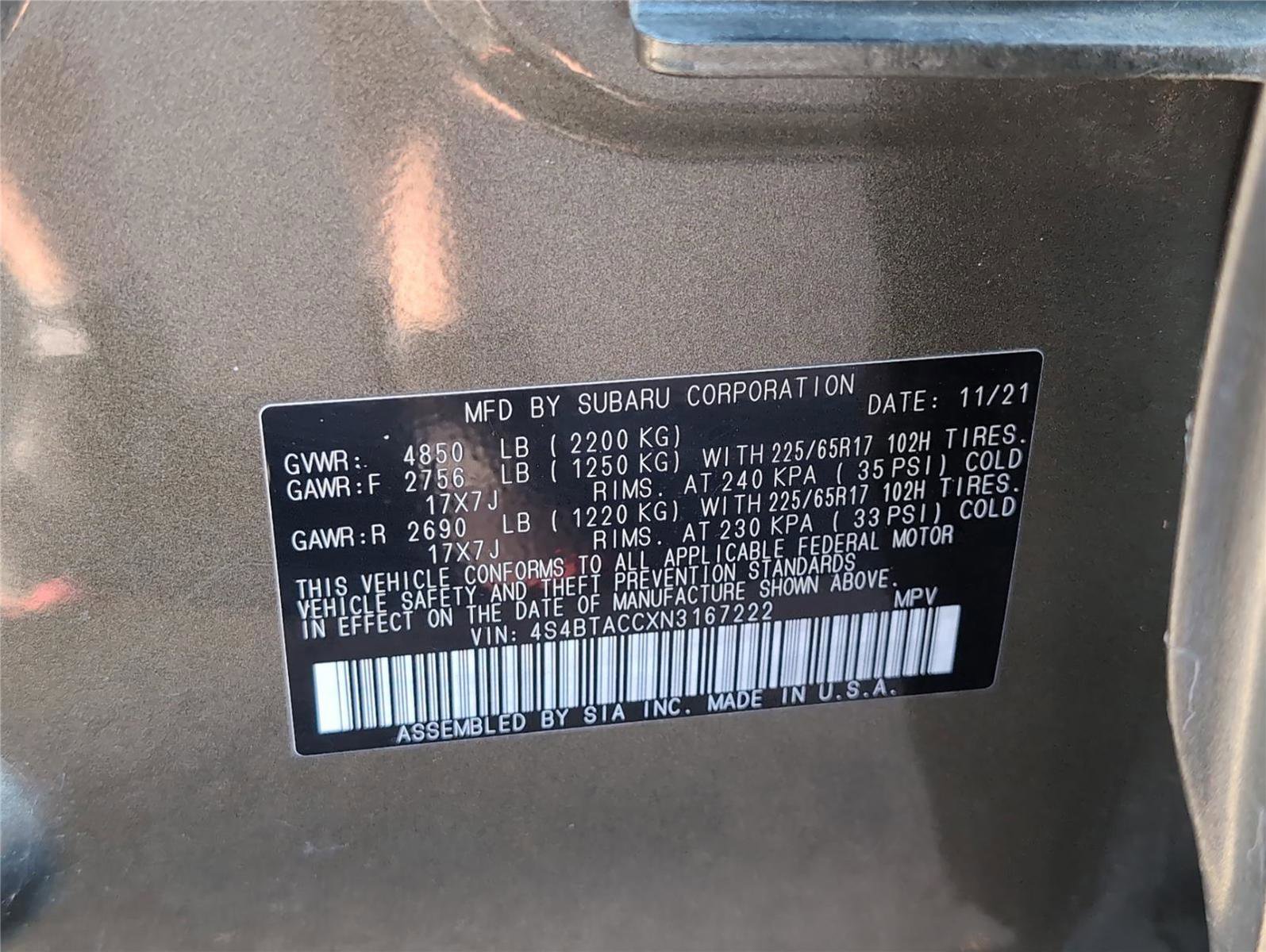 Used 2022 Subaru Outback Premium AWD/4WD image 10