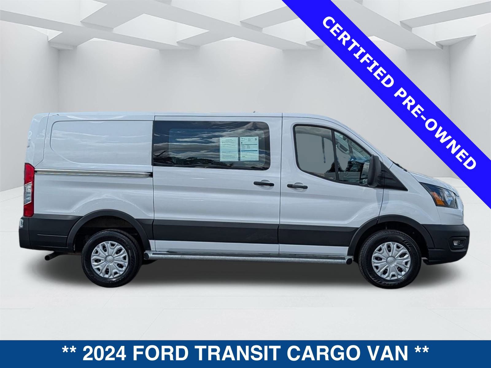 Certified 2024 Ford Transit 250 Low Roof w/ Exterior Upgrade Package
