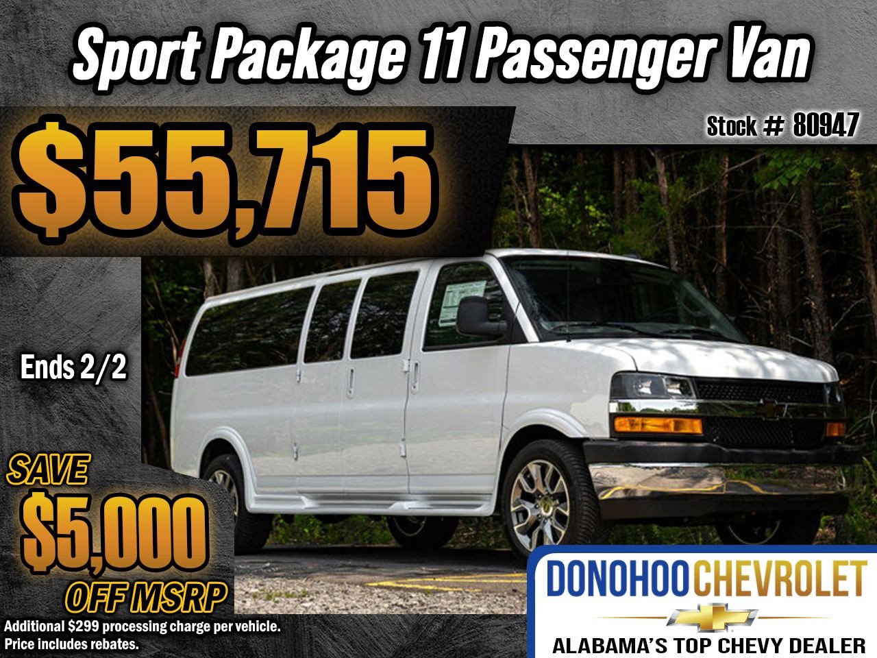 New 2025 Chevrolet Express 2500 Extended image 1