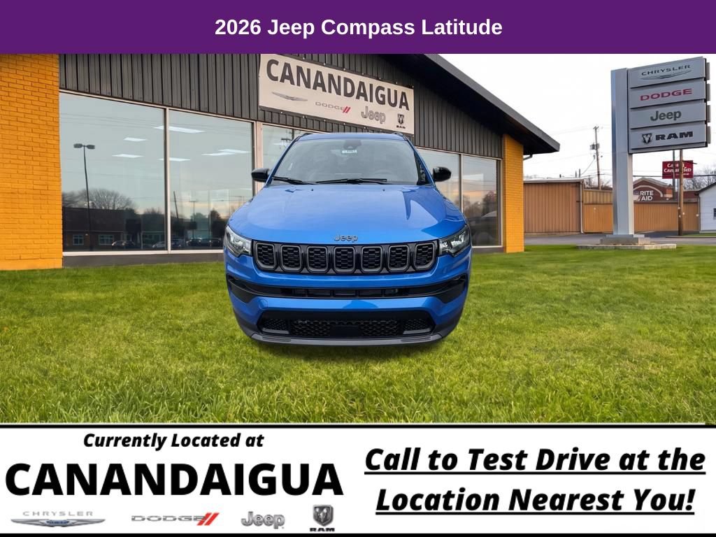 New 2026 Jeep Compass Latitude w/ Quick Order Package 29K AWD/4WD image 4